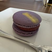 Lemon Blueberry Macaron   at Soma in Santiago