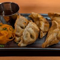 Veggie Potstickers at Fat Kitty Ramen in Portland