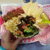 vegan burrito at Barberitos in Brunswick