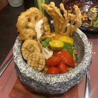 Spicy ricw  at Vegan Pranakhon in Bangkok