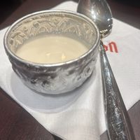 Soy milk (because the food was so spicy)   at Vegan Pranakhon in Bangkok