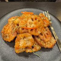 Lotus root   at Vegan Pranakhon in Bangkok