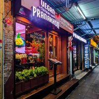 Outside of Vegan Pranakhon at Vegan Pranakhon in Bangkok