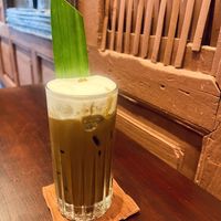 Iced coffeee  at Vegan Pranakhon in Bangkok
