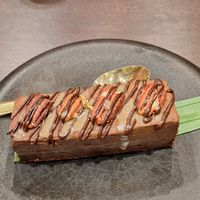 Chocolate and pecan pie at Vegan Pranakhon in Bangkok
