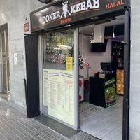 Entrance  at Doner Kebab Show in Barcelona
