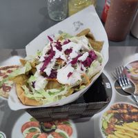 Kebab with Seitan at Doner Kebab Show in Barcelona