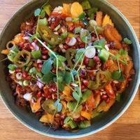 Fire Fries at Green Gold Café in Langballig