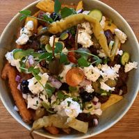 Greek Fries at Green Gold Café in Langballig