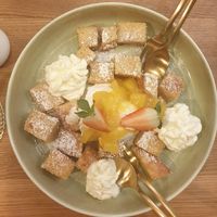 Kaiserschmarrn at Green Gold Café in Langballig