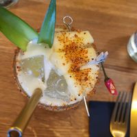 Pineappel-Chilli-Magarita at Green Gold Café in Langballig