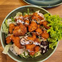 BBQ- Cauli Flower Salad at Green Gold Café in Langballig