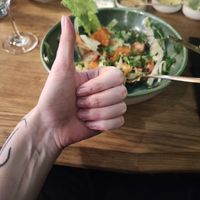 Caesar salad. Mega. at Green Gold Café in Langballig