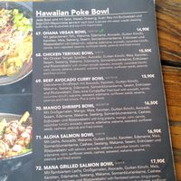 Menu at My Mem in Hannover