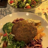 Vegan bowl and salad  at Reçete Moda in Istanbul