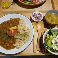 Chickpea Curry at Cook and Book 쿡앤북 in Seoul