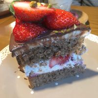 strawberry delight at Cook and Book 쿡앤북 in Seoul