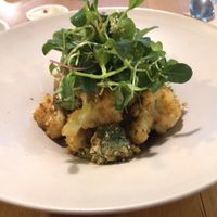 Cauliflower wings at Cook and Book 쿡앤북 in Seoul