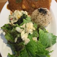 Tempeh Katsu 😍 at Cook and Book 쿡앤북 in Seoul