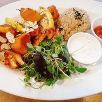 Cauliflower buffalo wings.. a bit spicy at Cook and Book 쿡앤북 in Seoul