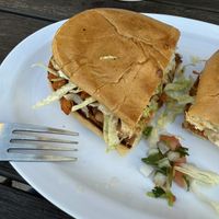 Torta de pastor  at BZ Taco in Redlands