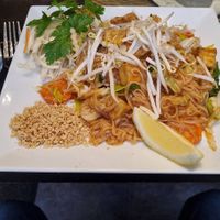 28 Pad Thai with tofu at Fullmoon Wok - Odenplan in Stockholm