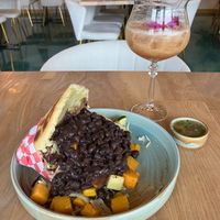 Build-Your-Own vegan Arepa at Crasqui Venezuelan Restaurant in St Paul