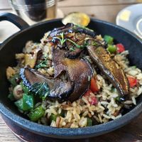 Mushrooms fried rice! at Buddha -菩茶 in Dali