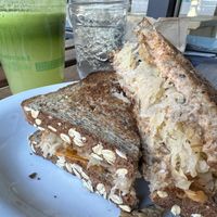 Vegan Ruben sandwich  at Naked Sprout Juice Bar Cafe in Whistler