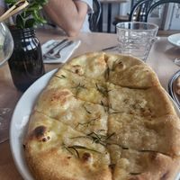 Vegan focaccia  at Farm Vigano in Melbourne