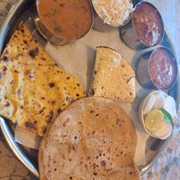 Vegan Thali at The Vintage Kitchen in Jaipur