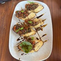 Bruscetta absolutely delicious at DiPisa in Boyaca