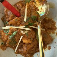 Chicken curry for my mate   at Putpari - Indian Restaurant in Lisbon