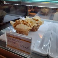 Vegan blueberry muffin at Coffea in Schleswig
