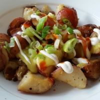loaded potatoes at Doug McNish Public Kitchen in Toronto