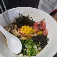 Dinner Ramen bowl. Best dinner I could ask for on a cold day! at Doug McNish Public Kitchen in Toronto