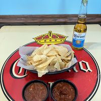 Chips and house salsa at Las Tortillas in Rosemount