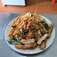 Banana blossom salad at Ha Pham Vietnamese Restaurant in Pakse