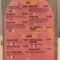 Menu salé et sucré at Enzyme in Montpellier