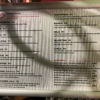 Menu  at Chez Louisa in Fort-de-france