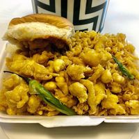 Churra pav at Chaat Bazaar in Dubai