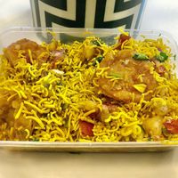 Sev puri at Chaat Bazaar in Dubai