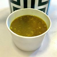 Chip shop curry sauce  at Saylor's in Dubai