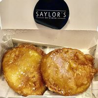 Potato scallops at Saylor's in Dubai