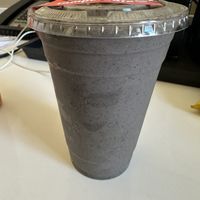 Peanut butter protein with a bunch of add ons!  Spirulina, blueberry and kale!  So easy to customize!  at The Antidote Juice in New Orleans