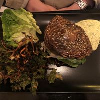 Portobello mushroom burger   at 42 Degrés in Paris