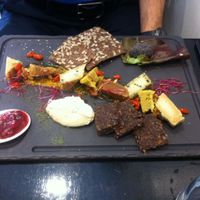 The amazing cheese platter. at 42 Degrés in Paris