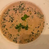 Artichoke soup  at 42 Degrés in Paris