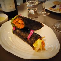 Kimchi rolls at 42 Degrés in Paris