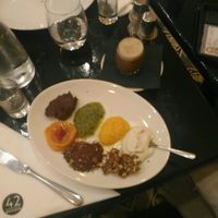 sweet part of the brunch at 42 Degrés in Paris